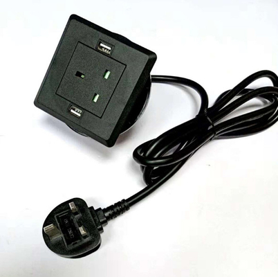 Trung Quốc Ổ cắm bàn hội nghị sáng tạo USB, ổ cắm điện tiêu chuẩn nhỏ của Anh nhà cung cấp